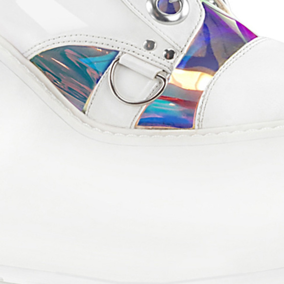 Wedge Platform Lace Up Ankle Boots - Picture 4 of 4